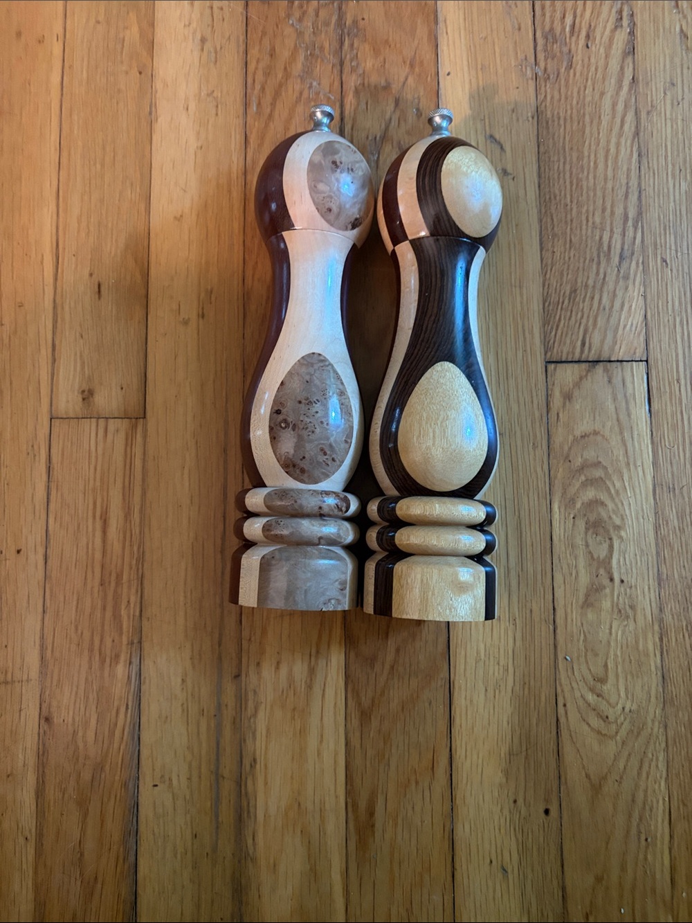 Handcrafted Wooden Salt & Pepper Grinders